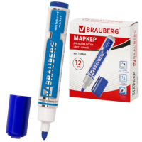 Маркер для досок Brauberg Neo синий, 5мм, круглый наконечник, с клипом