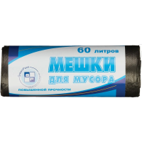 Мешки для мусора Gren Pack ПНД 60л, 10мкм, 25 шт