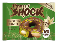 Пирожное протеиновое Fitness Shock Донат фисташка и ваниль, 70г