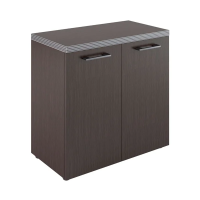 Шкаф низкий Skyland Torr TLC 85.1, венге магия, 854х452х833мм, с малыми дверьми, с топом