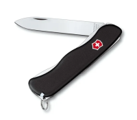 Нож д/спецслужб с фиксатором лезвия Victorinox SENTINEL 111мм, черный