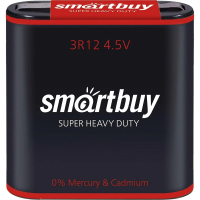 Батарейки Smartbuy солевая 3R12/1S 1шт/бл (SBBZ-3R12-1S)