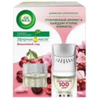 Диффузор аромамасел AirWick Вишневый сад в комплекте со сменным флаконом, 19мл