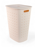 Корзина для белья Curver Softex кремовая 56л, 43.5 x 33.5 x 60см