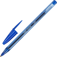 Шариковая ручка Bic Cristal Soft синяя, 1.2мм, синий корпус, одноразовая