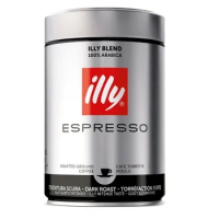 Кофе молотый Illy темная обжарка, 250г, ж/б