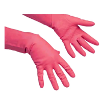 Перчатки резиновые Vileda Professional многоцелевые XL, красные, 174348