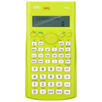 Калькулятор инженерный Deli E1710A 10 разрядов, зеленый, для ЕГЭ