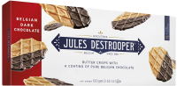Печенье Jules Destrooper Butter Crisps with Belgian Dark Chocolate, 100г