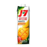 Нектар J7 манго с мякотью, 970мл
