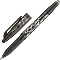 Гелевая ручка стираемая Pilot Frixion Ball BL-FR-7 черная, 0.7мм, с ластиком