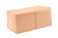 Салфетки бумажные Big Pack 24х24см, 400шт, 1 слой, персиковые