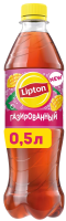 Холодный чай Lipton манго и личи черный газированный, 500мл