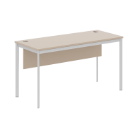 Стол письменный СП-3.1SD Мокачино/Алюминий 1400х600х755 IMAGO-S