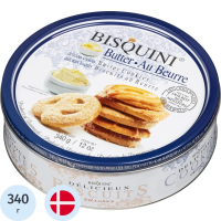 Печенье Bisquini Датское, ассорти, 340г