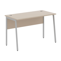 Стол прямой СП-2.1P Мокачино/Алюминий 1200х608х755 IMAGO PLUS