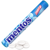 Драже конфеты Mentos Мятные, 37.5г