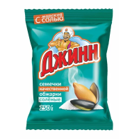 Семечки Джинн качественной обжарки с морской солью, 250г