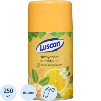 Сменный баллон для освежителя воздуха Luscan Цитрусовое настроение, 250мл