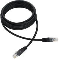 Патч-корд UTP Cablexpert PP12-3M/BK 5e, 3м, чёрный