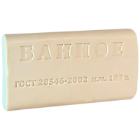 Мыло туалетное 100 г, КМЗ ЭКОНОМ 'Банное', без обертки, ш/к транспортной упаковки 91761
