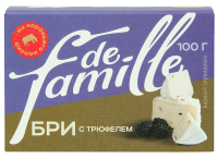 Сыр De Famille Бри с трюфелем 50%, 100г