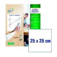 Этикетки-доски Avery Zweckform 70704, белые, 254х254мм, 1шт на листе, 4 листа