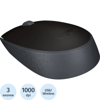 Мышь беспроводная оптическая USB Logitech M171 черная