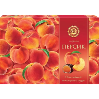 Конфеты Микаелло Персик, в белой и темной шоколадной глазури, 220г