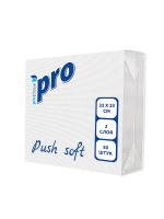 Салфетки сервировочные Protissue С477 Push Soft, 33х33см, белые, 2 слоя