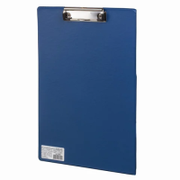Клипборд без крышки Brauberg Comfort синий, А4, 222659