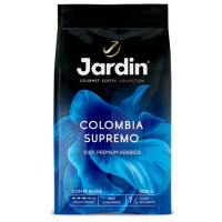 Кофе в зернах Jardin Colombia Supremo (Колумбия Супремо) 1кг, пачка