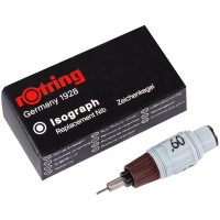 Пишущий элемент для изографа Rotring 0.6 мм, картон. упак.