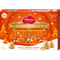 Конфеты Родные Просторы Арахис и вафельная крошка, 180г
