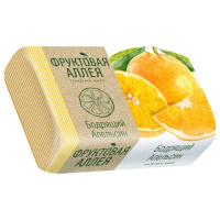 Мыло туалетное 90 г, ФРУКТОВАЯ АЛЛЕЯ 'Апельсин', 521-2