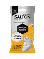 Влажные салфетки Salton для спортивной обуви и белых подошв 15шт, 55г