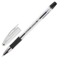 Шариковая ручка Brauberg Model-XL original черная, 0.35мм, прозрачный корпус