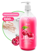 Крем-мыло с дозатором Grass Milana Спелая черешня 1л, 126401