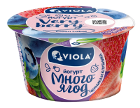 Йогурт Viola Very Berry черника-клубника 2.6%, 180г
