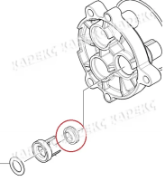 Кольцо с проточкой 12x18x6/5/1 Karcher, 6.363-633