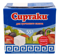 Продукт рассольный Сиртаки комбинированный для греческого салата 55%, 500г