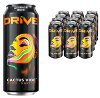 Напиток энергетический Drive Me Экзотическая энергия луло и кактус, 449мл x 12 шт