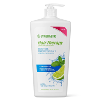 Шампунь-бальзам Synergetic Hair Therapy против перхоти 2 в 1 с мятой и лаймом, 900мл
