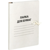Папка с завязками немелованная Attache Economy 100 шт/уп.пакет
