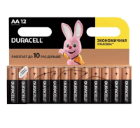 Батарейка Duracell Basic AA LR6, 1.5В, алкалиновые, 12шт/уп
