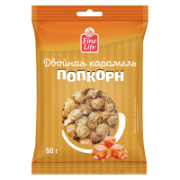 Fine Life Попкорн двойная карамель, 50г