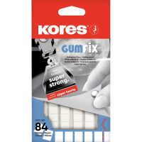 Клеевые подушечки Kores Gum Fix, удаляемые, 84шт/уп