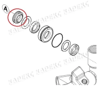 Сальник 18 х 26 х 6\8 Karcher, 6.365-334