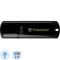 USB флешка Transcend JetFlash 350 32Gb, 15/11 мб/с, черный