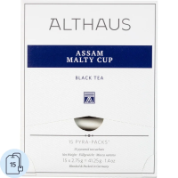 Чай Althaus Assam Malty Cup, черный, 15 пирамидок